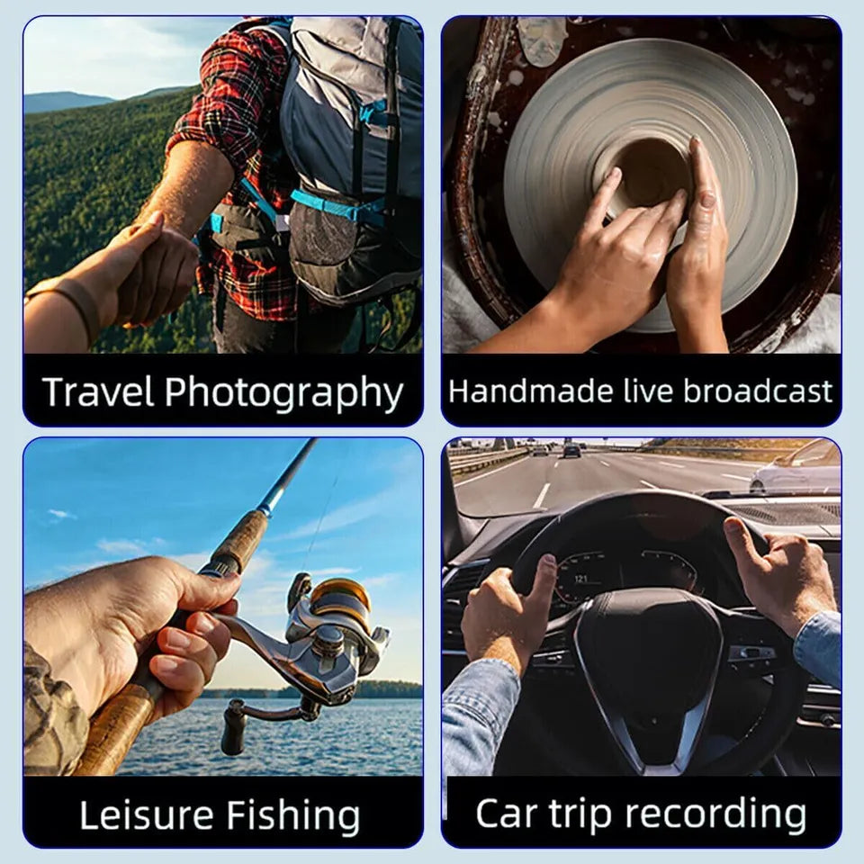 Magnetic neck holder for smartphones, safe for neck