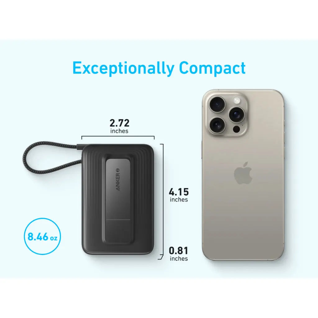 Anker Zolo Power Bank (10K, 30W, Magnetic)