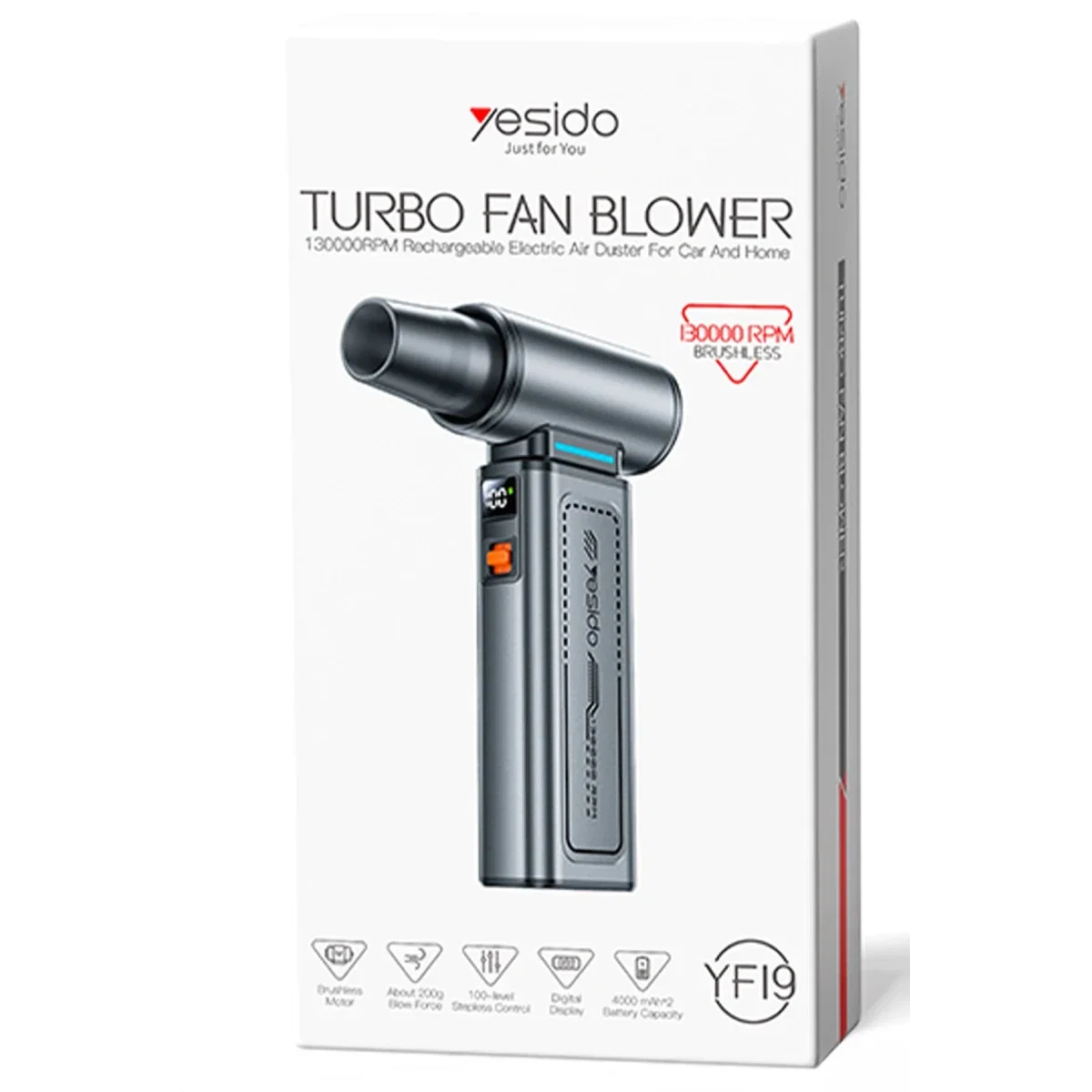Yesido YF19 Turbo Fan Blower