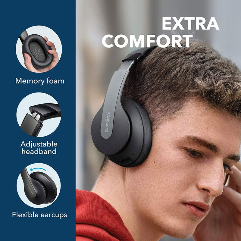 Anker Soundcore Life Q10 Wireless Bluetooth Headphones – Black