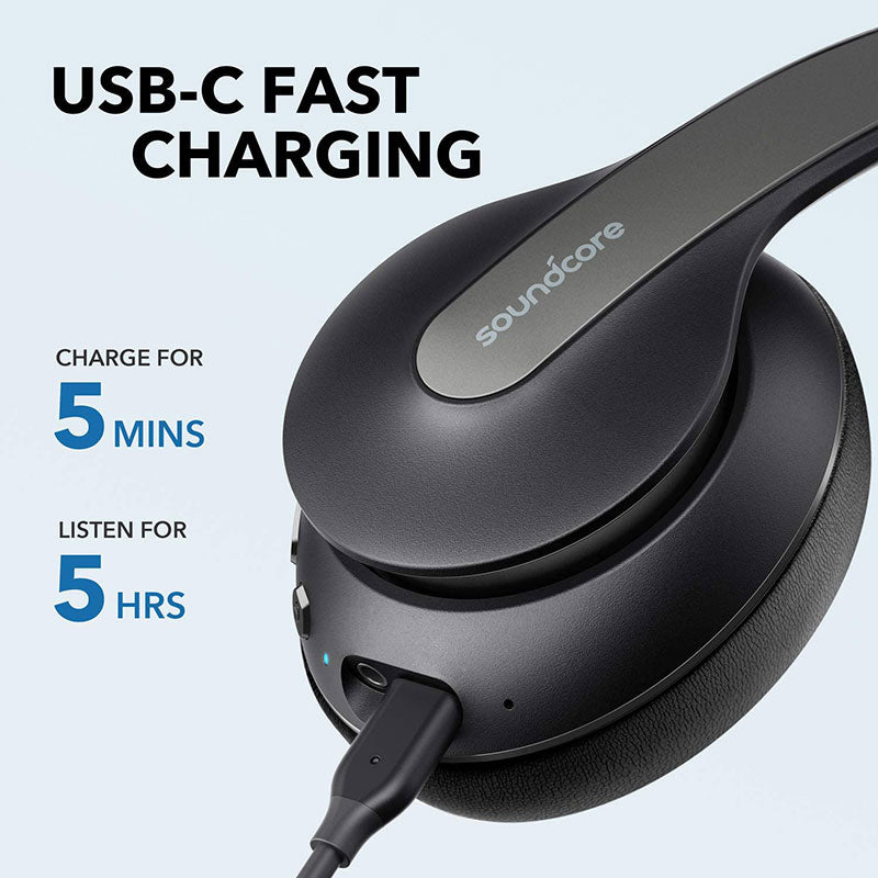 Anker Soundcore Life Q10 Wireless Bluetooth Headphones – Black