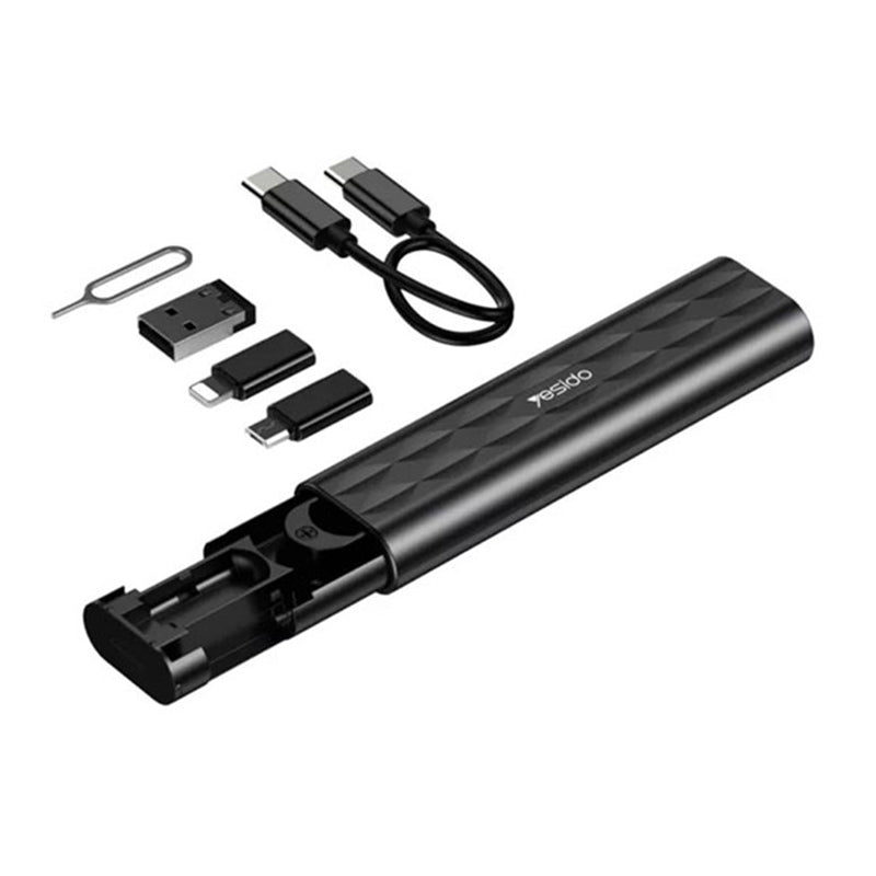 Yesido CA114 Multifunctional storage box 6 in 1 mobile phone USB data cable design