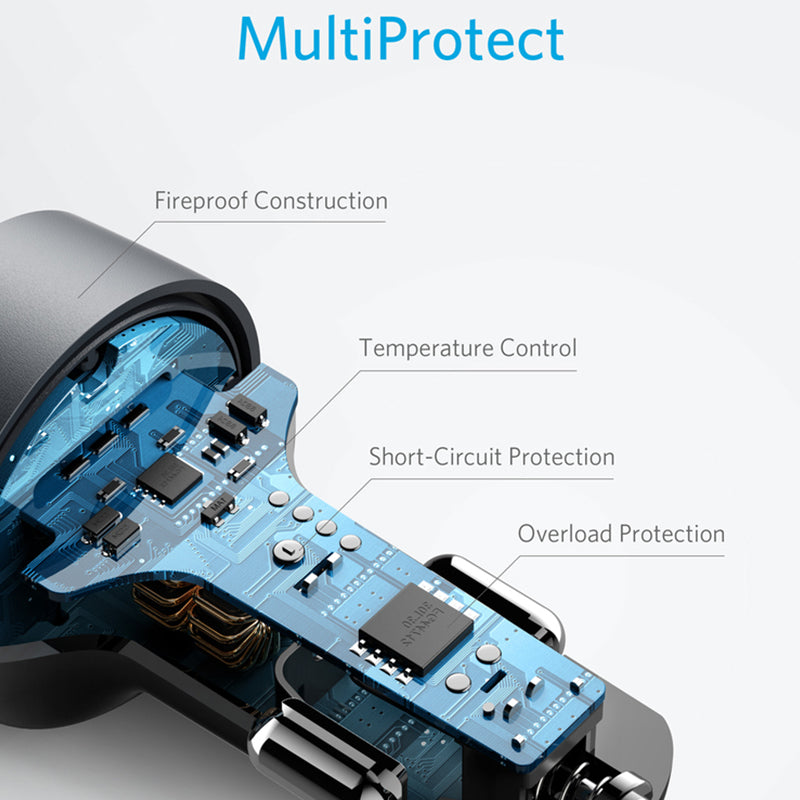 Anker A2732 (20W PD+15W) 35W USB-A & Type-C PowerDrive Car Charger