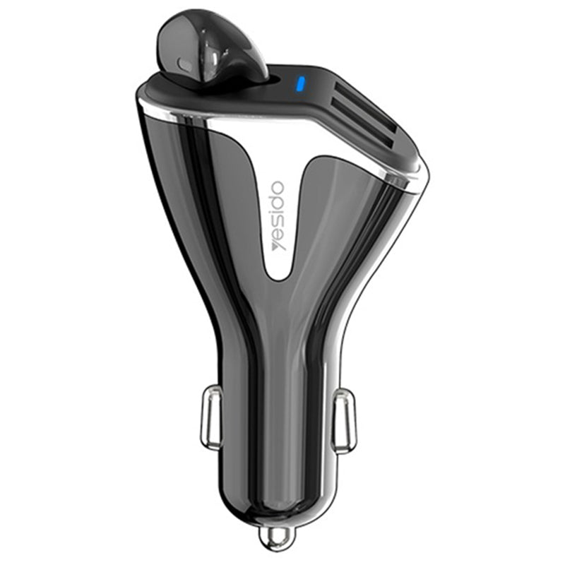 Yesido Y37 Bluetooth Headset Car Charger