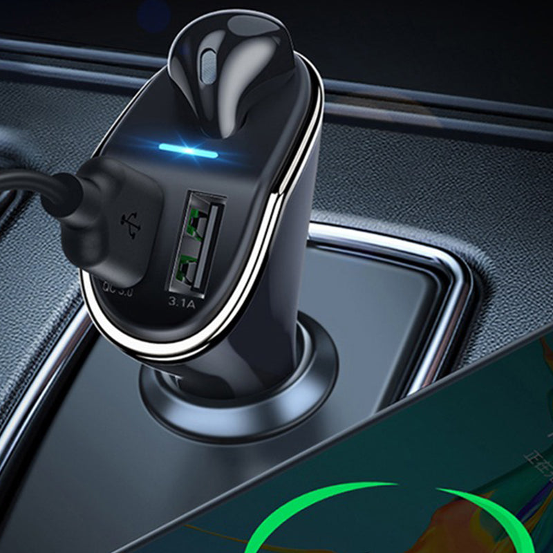 Yesido Y37 Bluetooth Headset Car Charger