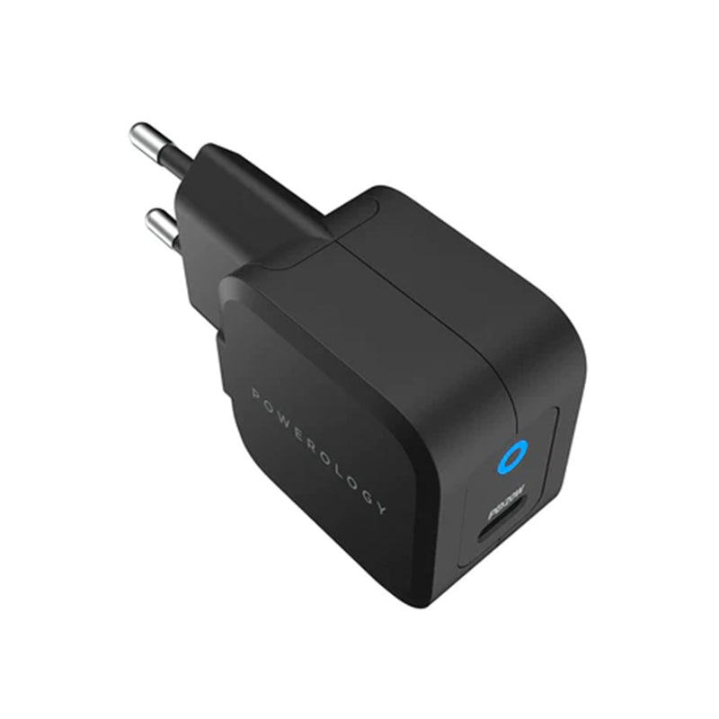 Powerology Ultra-Compact 20W PD GaN Charger (EU / UK)