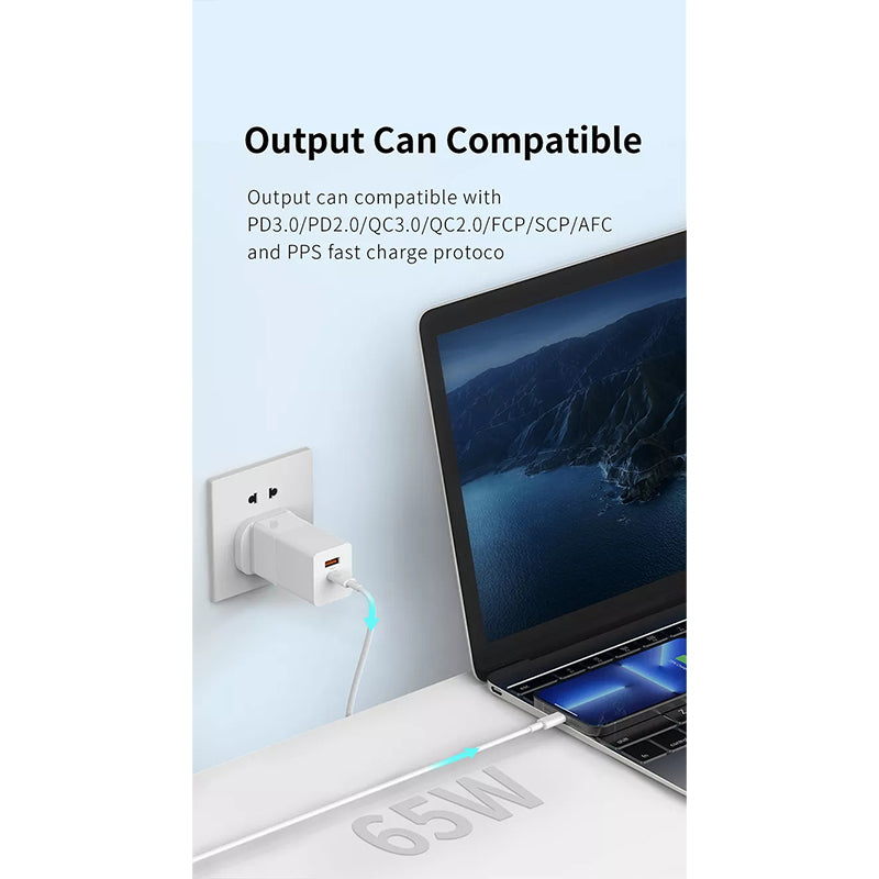 Recci RC25 Fast Charging Travel Adapter Super