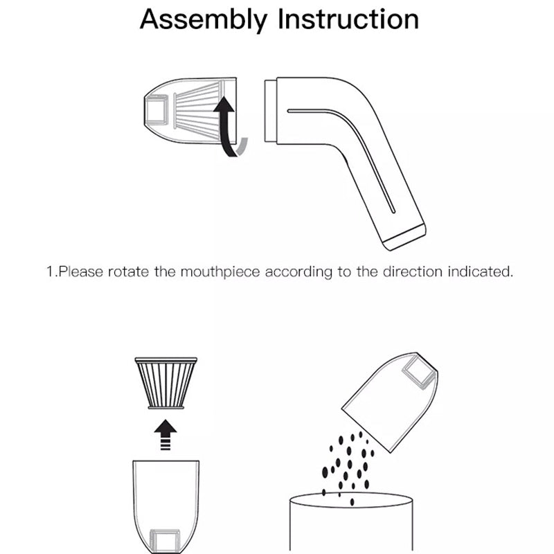 Yesido VC02 Mini Handheld Rechargeable Vacuum Cleaner