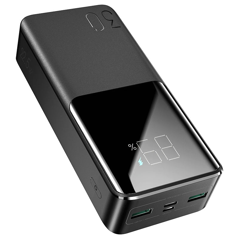 JOYROOM JR-QP193 30000mah 22.5W fast charging powerbank with LCD display