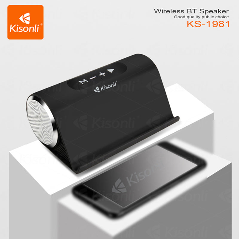 Kisonli KS-1981 Wireless BT Speaker With Phone holder