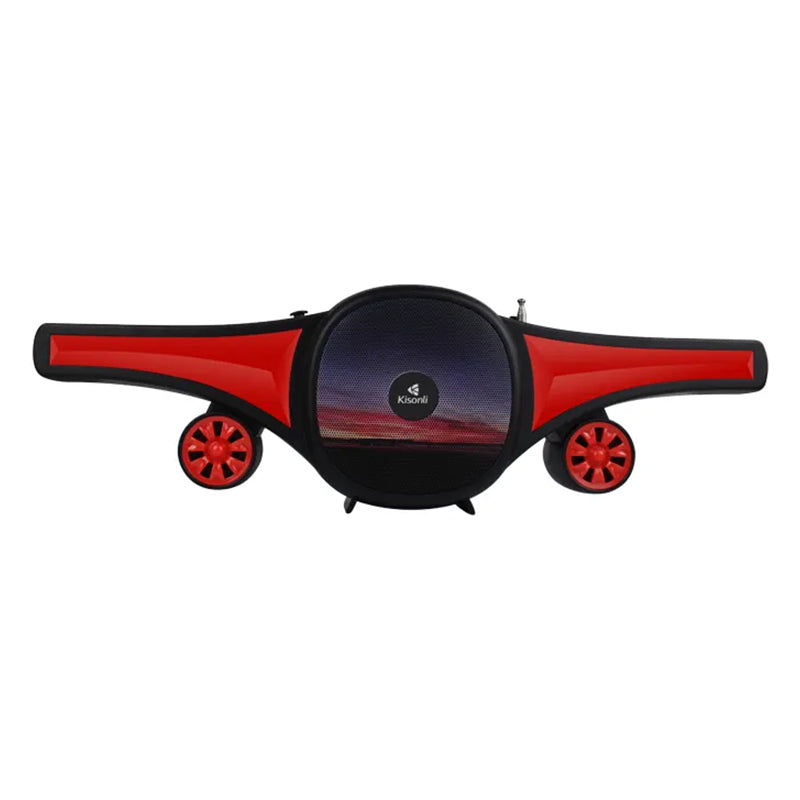Kisonli SC-21 solar power bank speaker loud outdoor new airplane model with big sounds