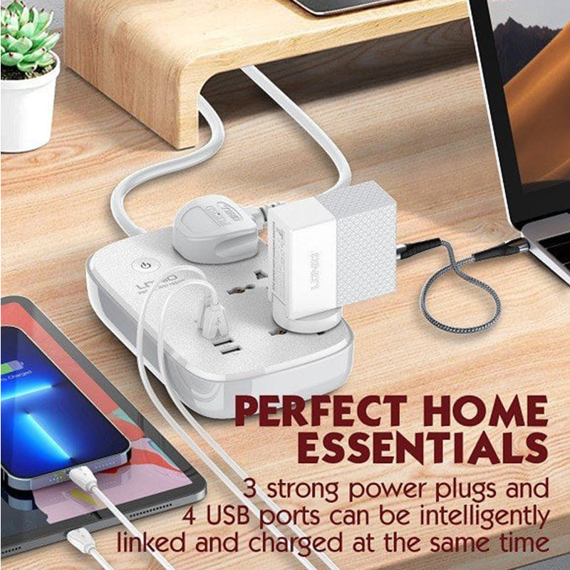 LDNIO SCW3451 3 AC Outlets Wi-Fi Smart Power Strip