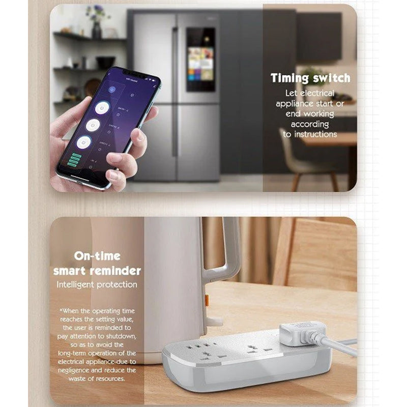 LDNIO SCW3451 3 AC Outlets Wi-Fi Smart Power Strip