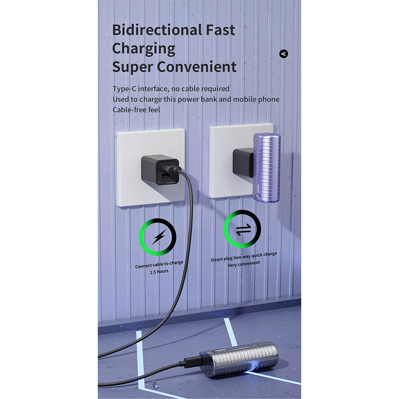 Rock P85 / P86 Fast Charging PD 20W Mini Power Bank 4800mAh for iPhone Android