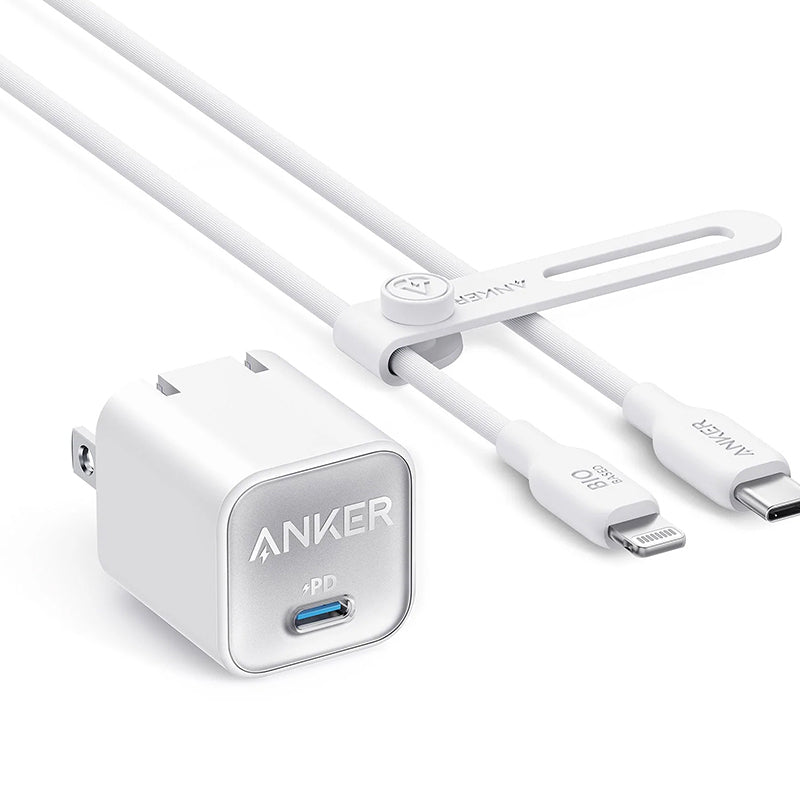 Anker 511 Charger (Nano 3, 30W) with USB-C to Lightning Cable (6ft)