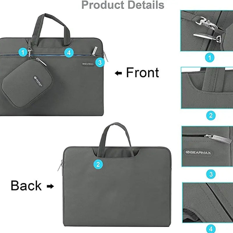 Gearmax Factory Customize Eco friendly Laptop Handbag Laptop bag for Macbook Air Pro