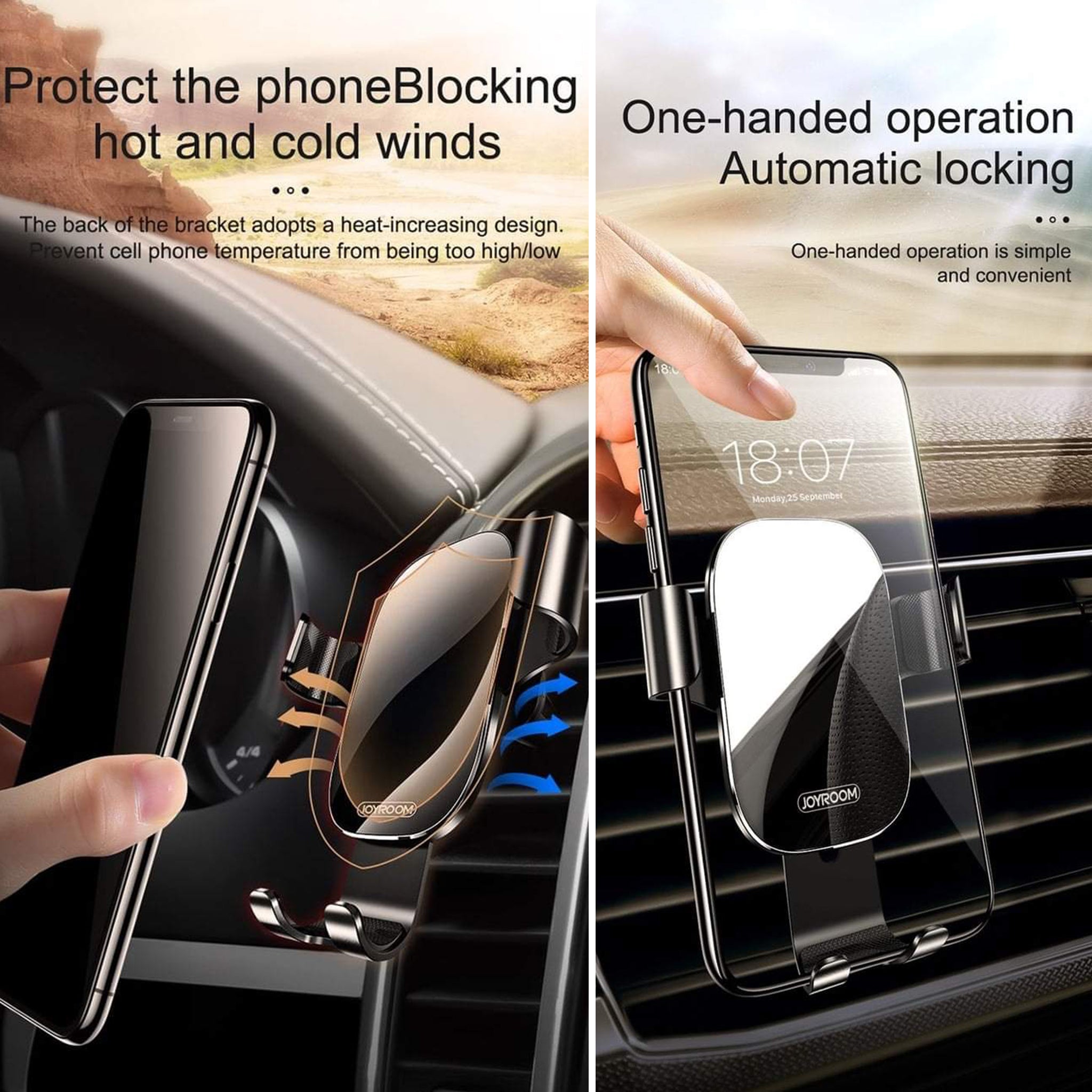 JOYROOM JR-ZS198 Gravity bracket dashboard air outlet holder