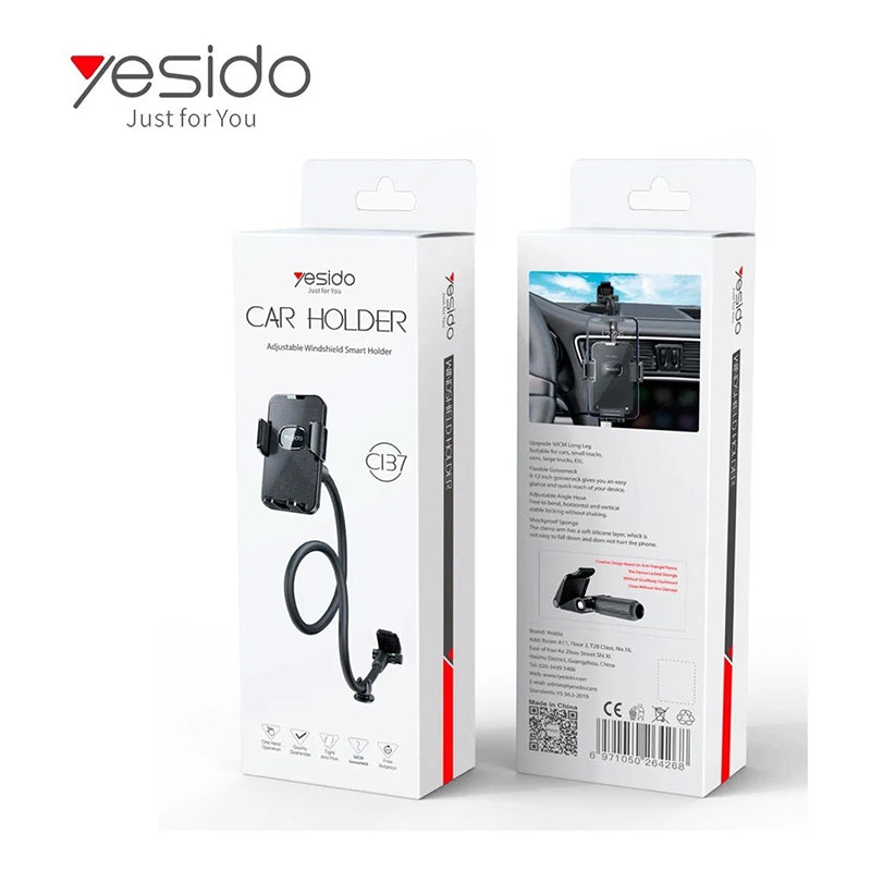 Yesido C137 Car windshield holder cell phone clip base