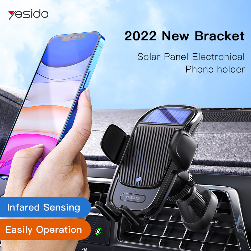 Yesido C164 Solar Panel Phone Car Holder