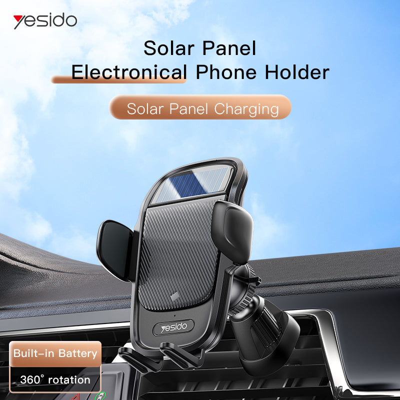 Yesido C164 Solar Panel Phone Car Holder