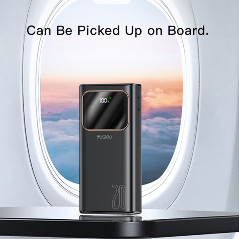 PowerBank 20,000mah Yesido YP30 Fast Charge 22.5W