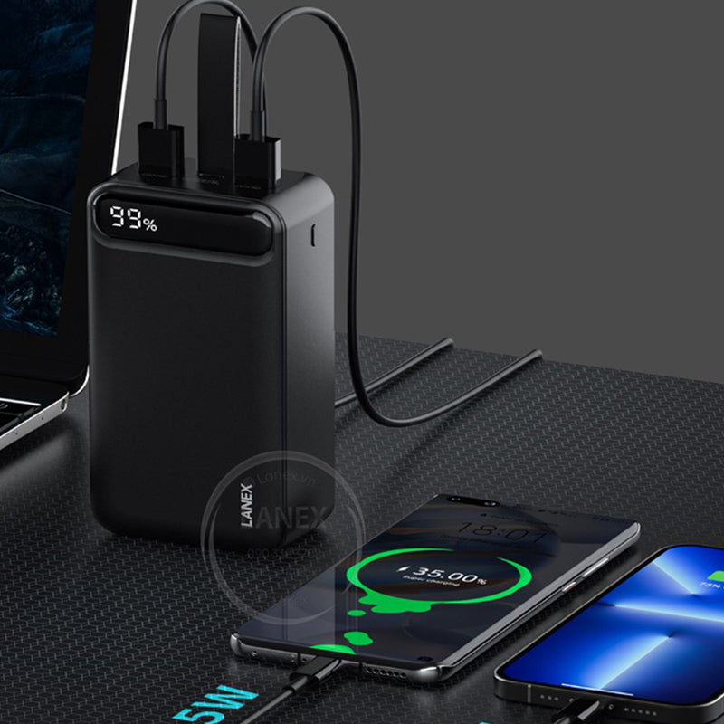 LANEX Lp22 Abs Power Bank 22.5w 50000mah