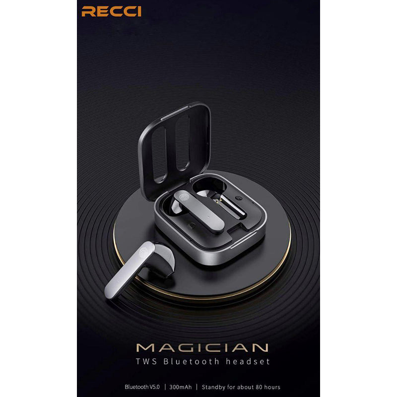 Recci True Wireless Stereo Airpods Black RT13