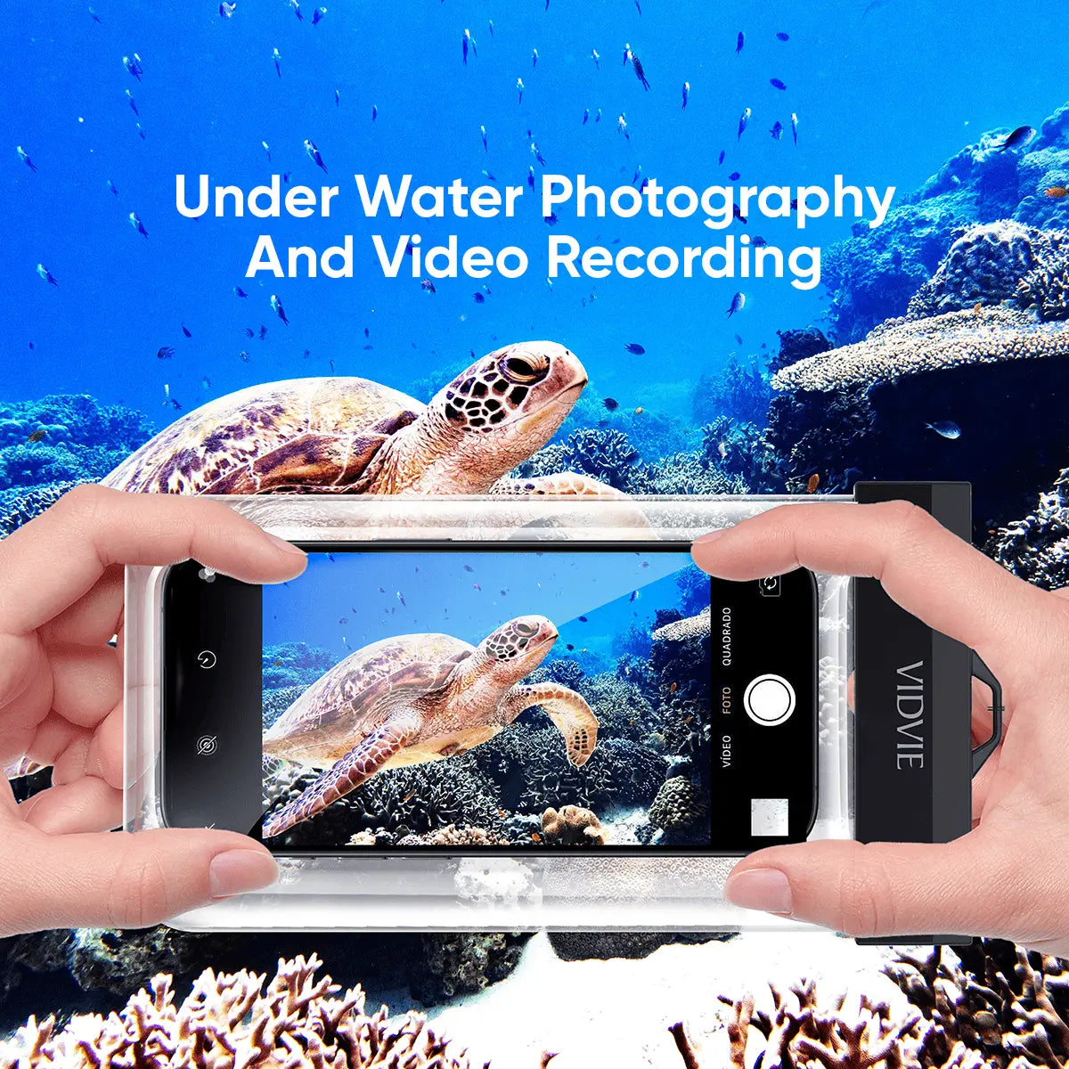 VIDVIE Waterproof Phone Pouch 30m Underwater Protection WB01