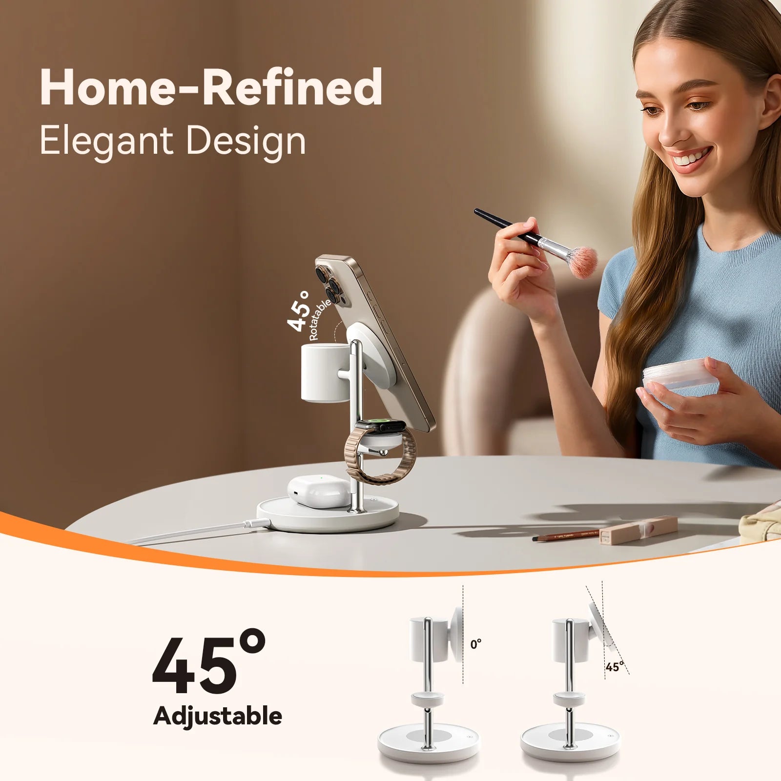 JOYROOM JR-W23 Qi2 4-in-1 Wireless Charger