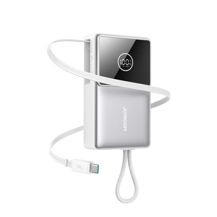 JOYROOM JR-PR1 22.5W Built-in Retractable Cable Powerbank10000mAh