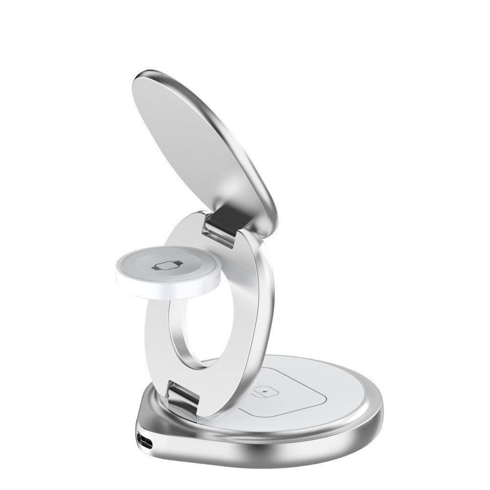 VIDVIE WLC1418 3 in 1 Magnetic Folding Rotating Wireless Charging Stand