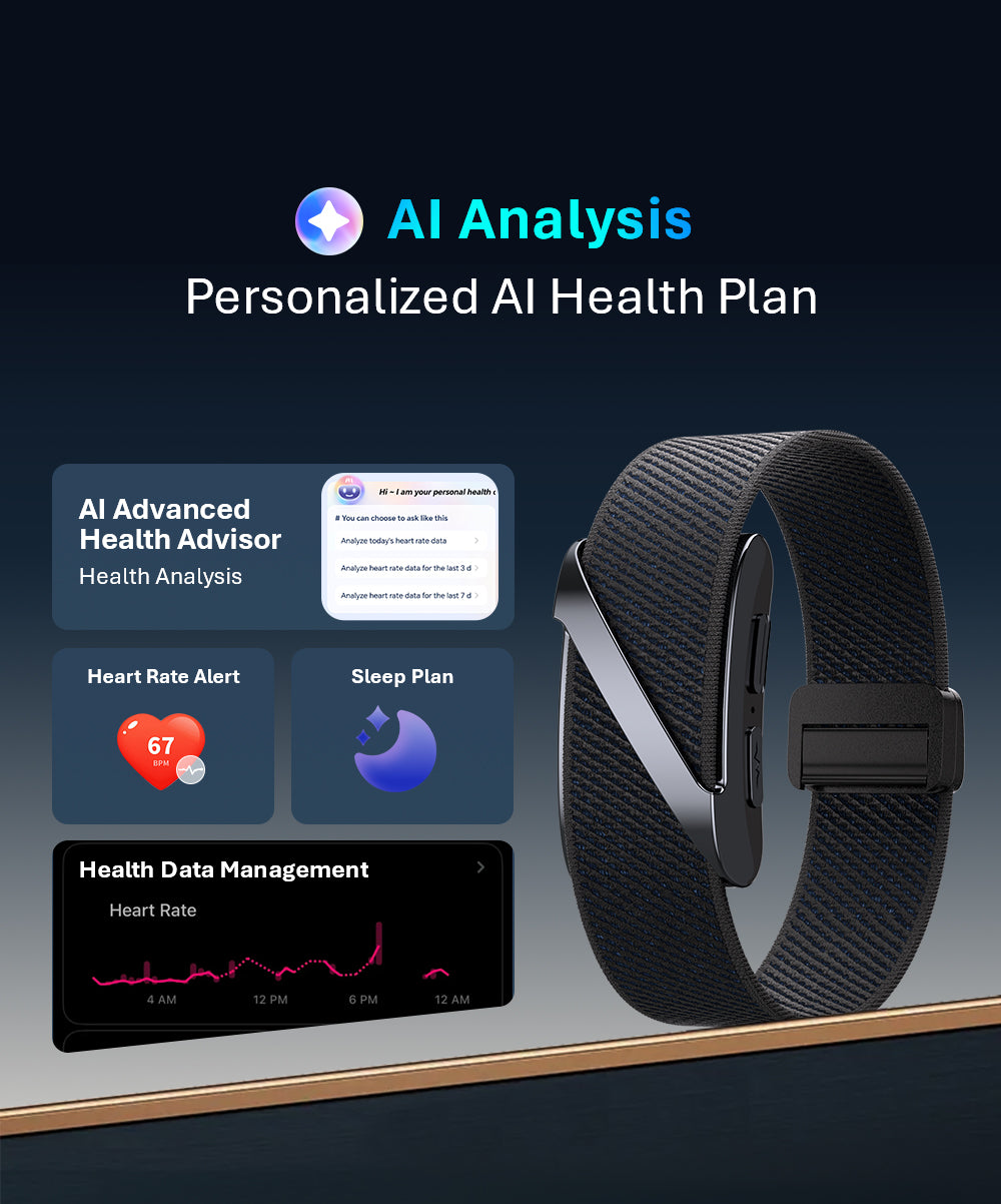 VALDUS VANTA ECG Advanced Screenless Fitness Tracker