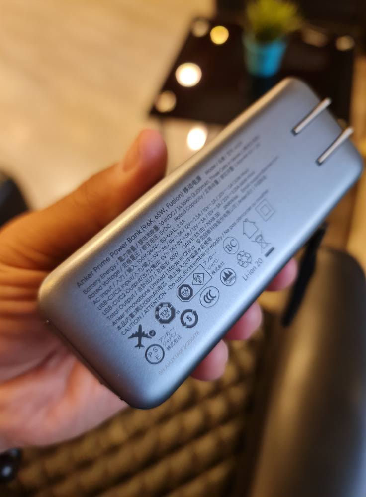 Anker Prime Power Bank (9.6K, 65W, Fusion) A1339