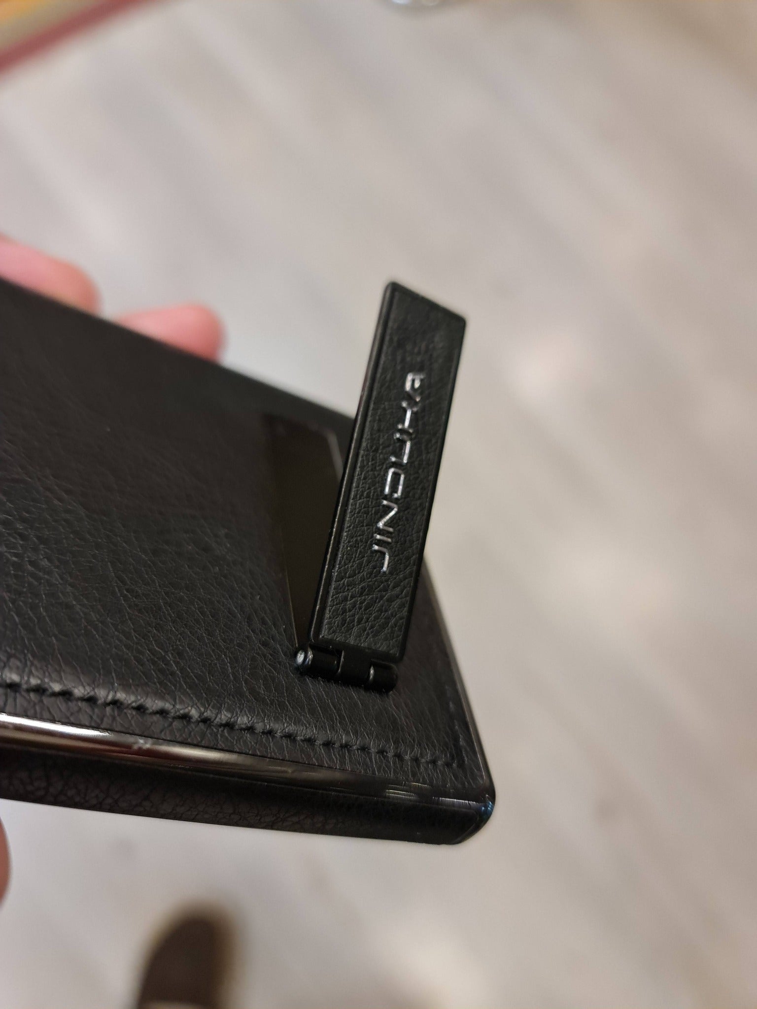 Luxury PU Leather Bracket Holder Phone Case For Samsung