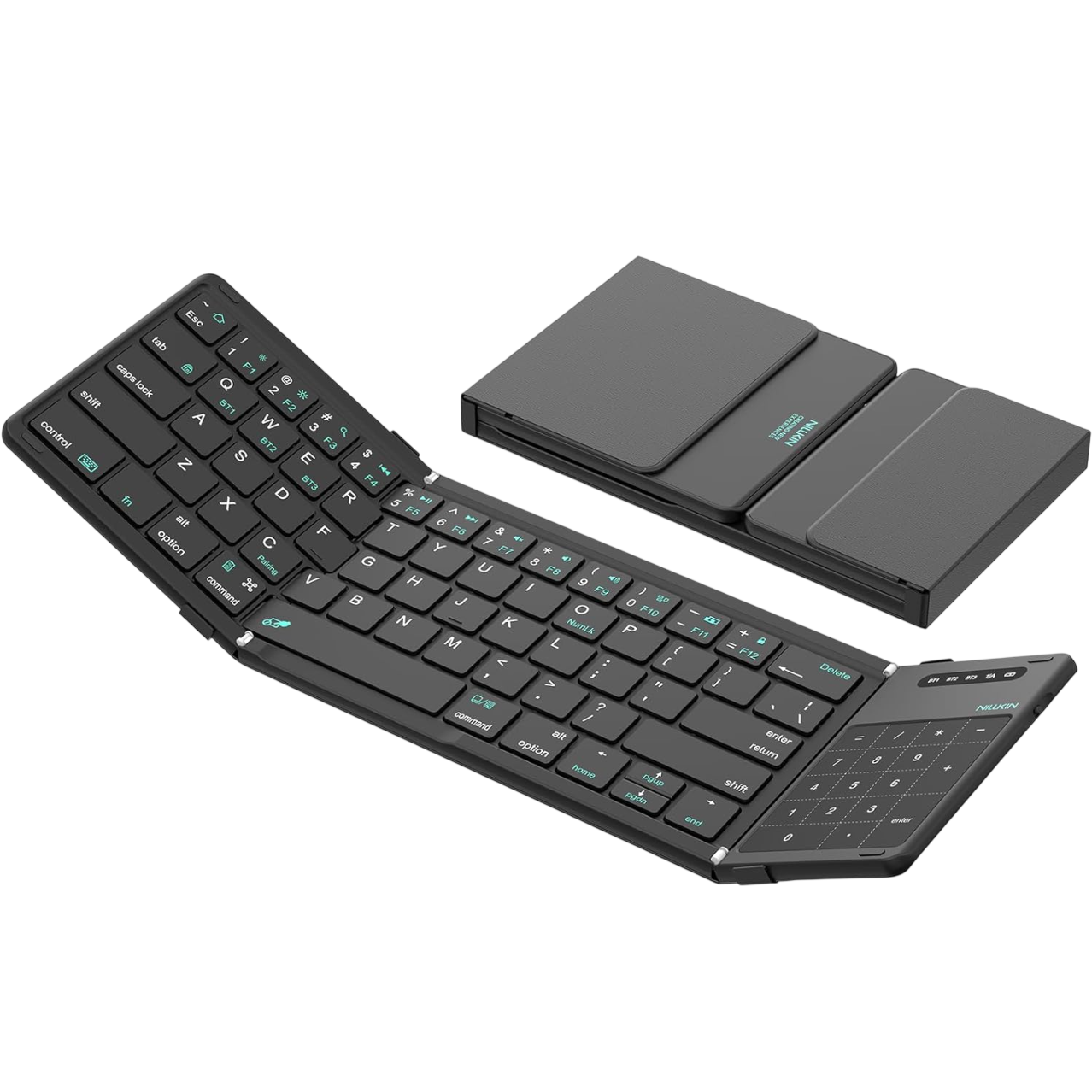 Foldable Bluetooth Keyboard With a Built-in Touchpad