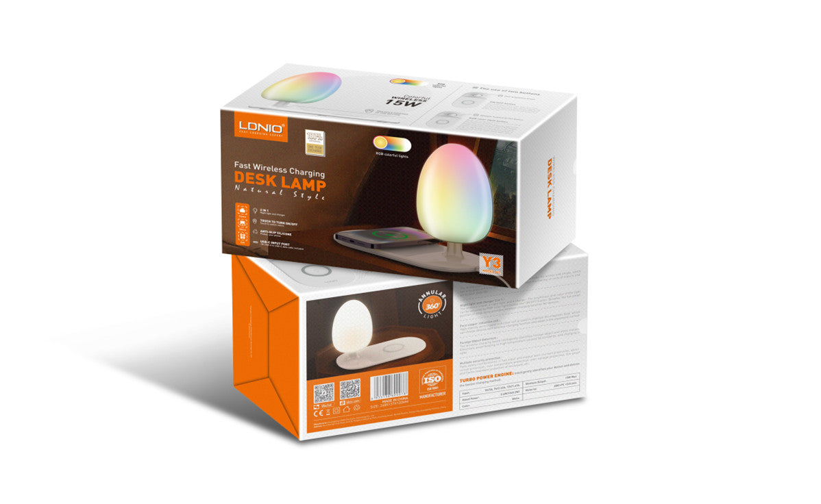 LDNIO Fast wireless charging desk lamp Y3