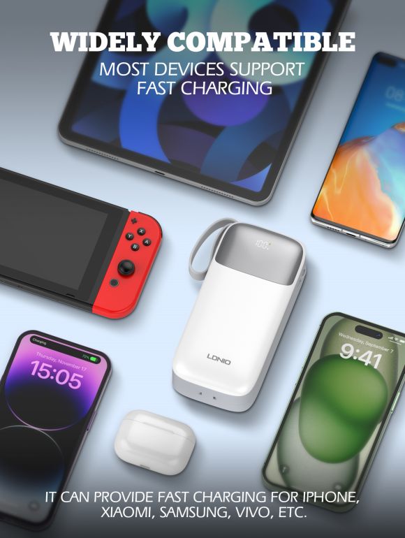 LDNIO 30000mAh Power Bank PQ30
