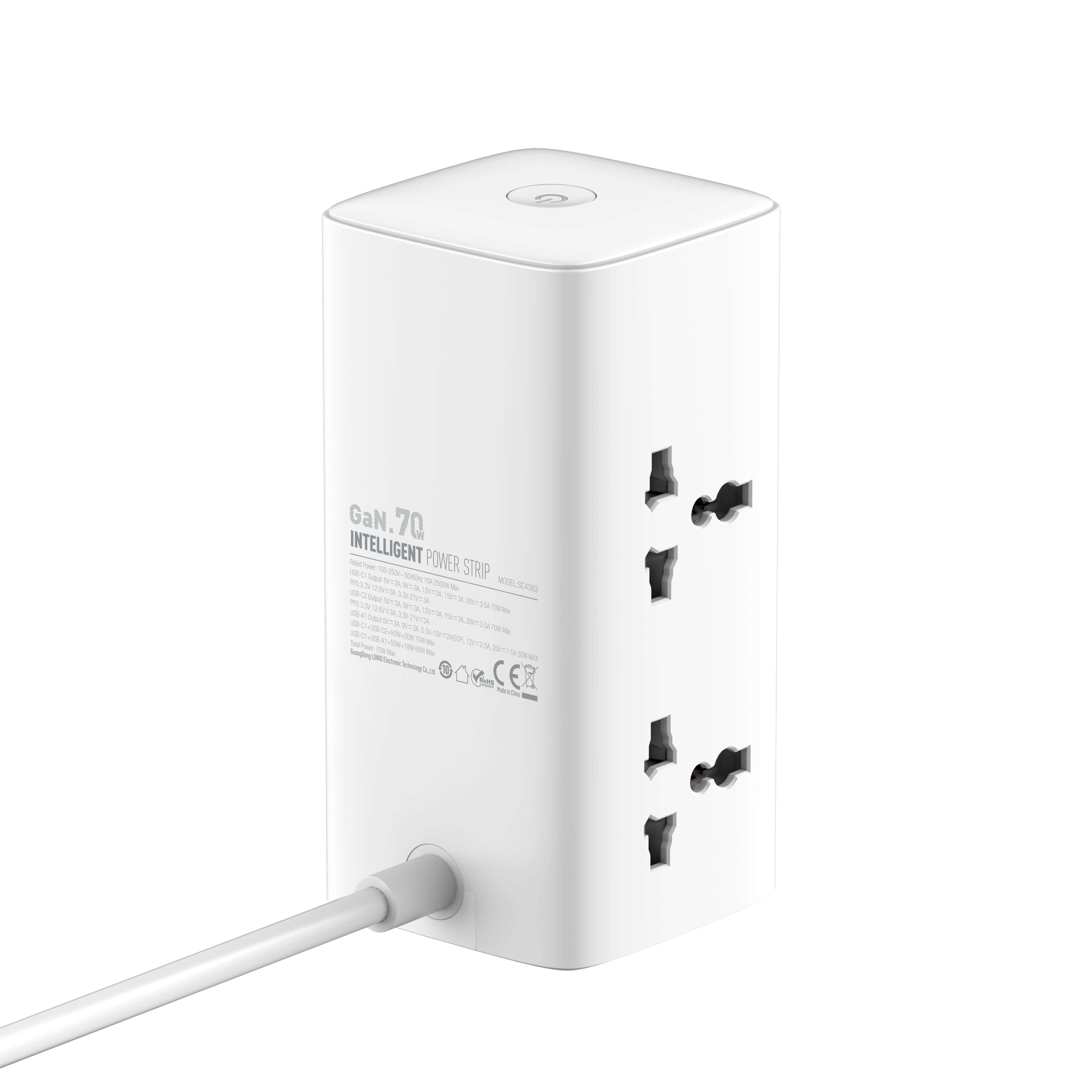 LDNIO70W Multifunctional Universal Desktop Power Adapter SC4383