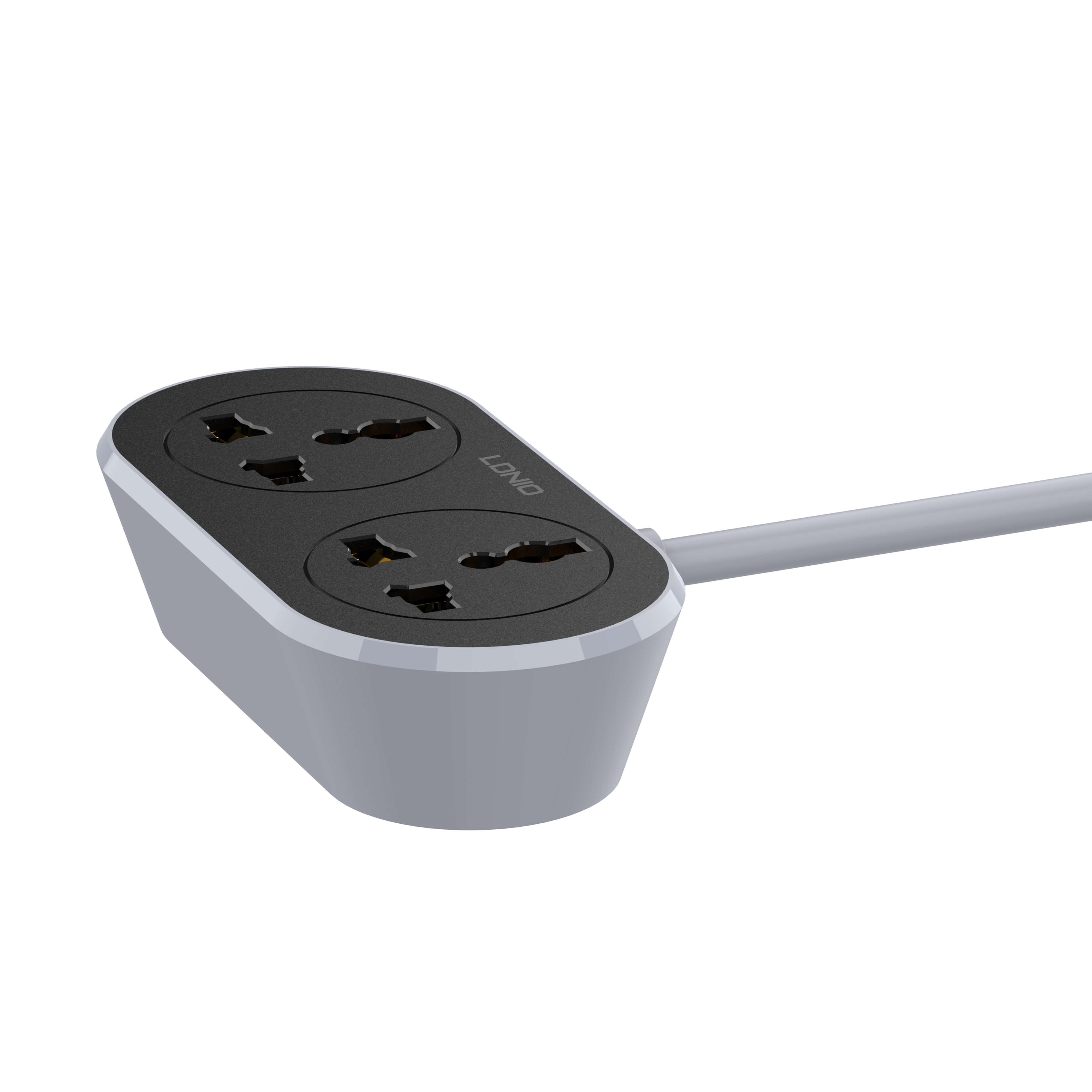 LDNIO 2 AC Outlet Universal Extension Power Socket SC2018