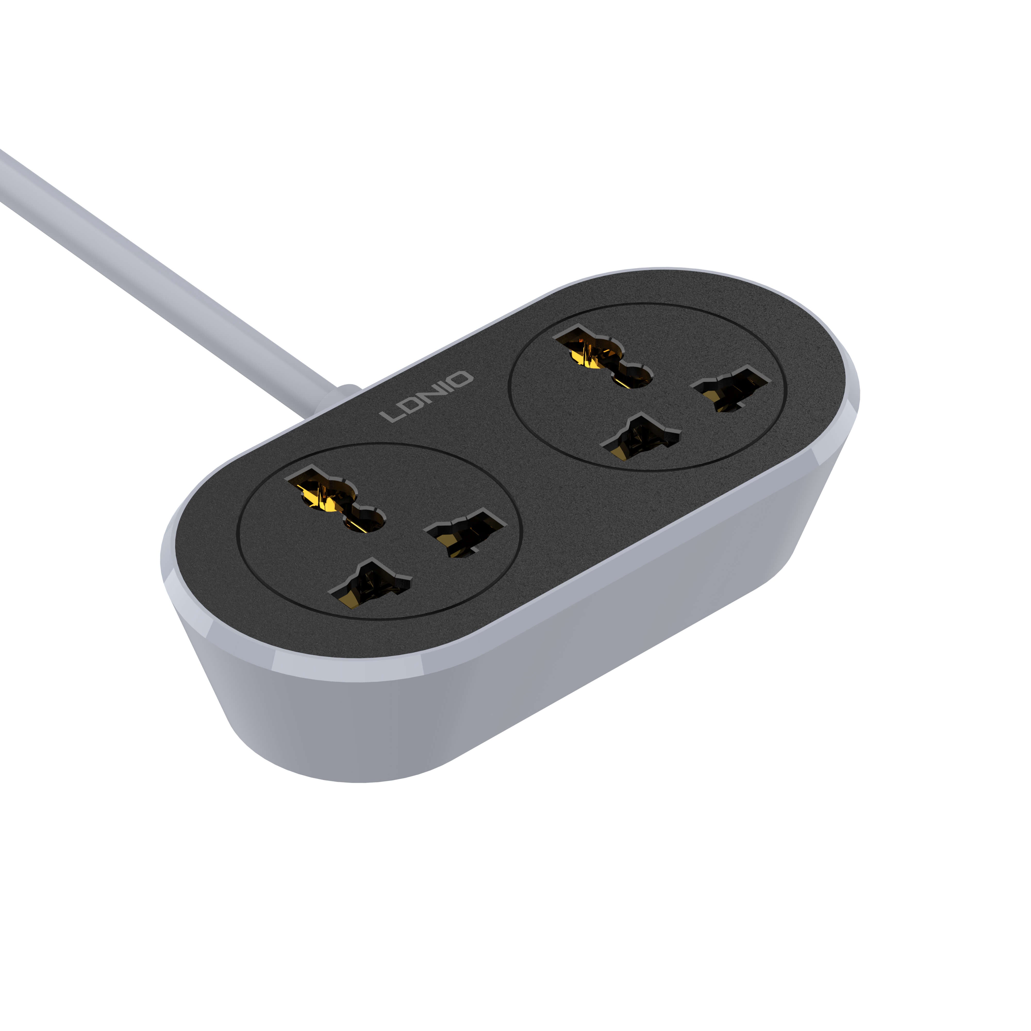 LDNIO 2 AC Outlet Universal Extension Power Socket SC2018