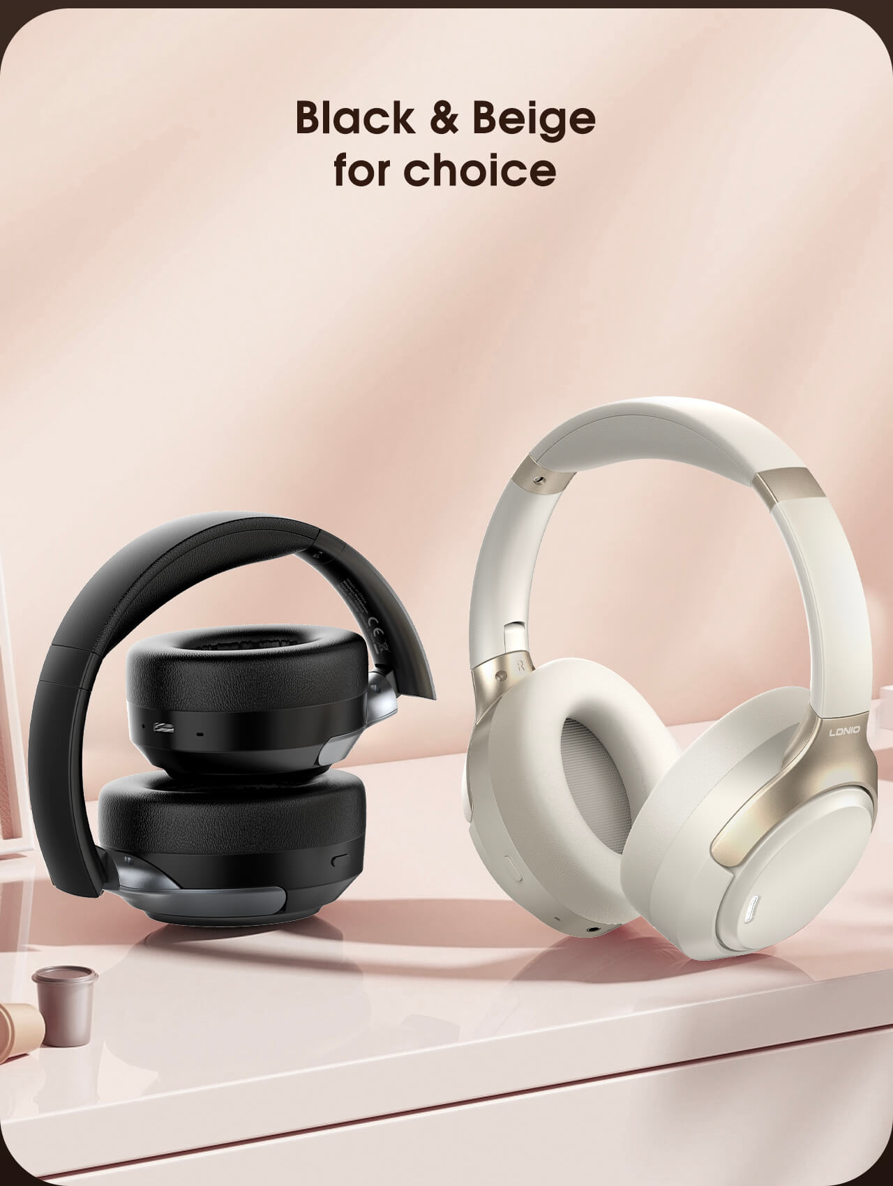 LDNIO Bluetooth On-Ear Wireless Headphones H02