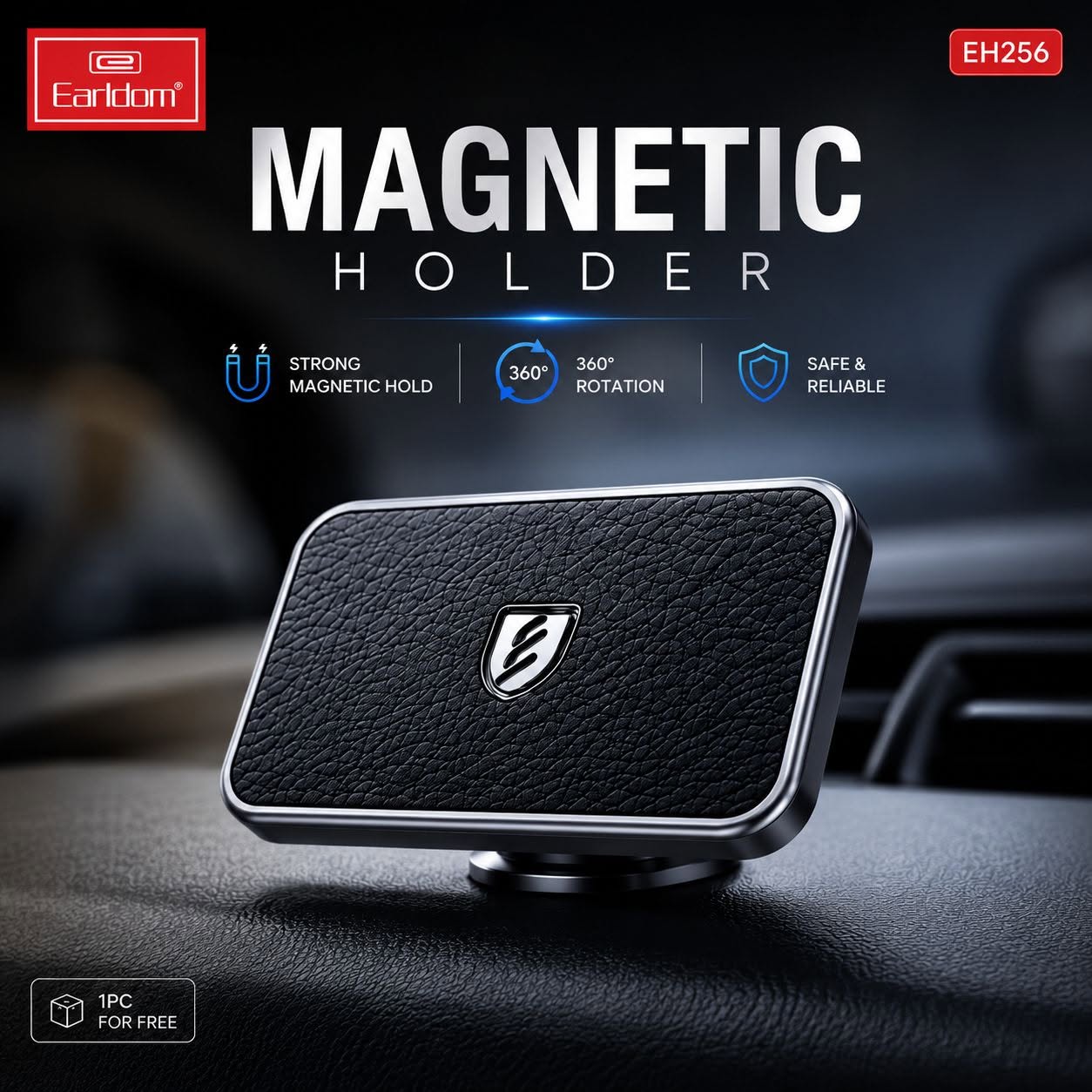 Earldom Magnetic Car Phone Holder Compatible with All Phones