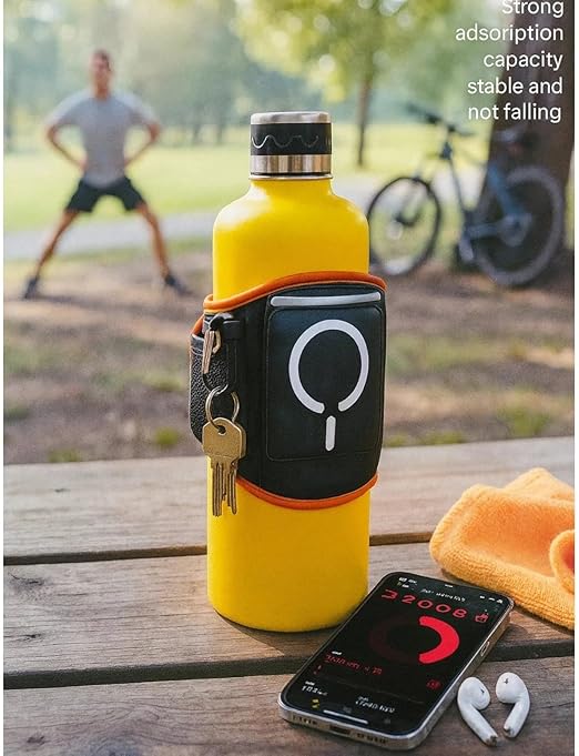 GOJI Magsafe Water Bottle Storage Bag with Adjustable Shoulder Strap