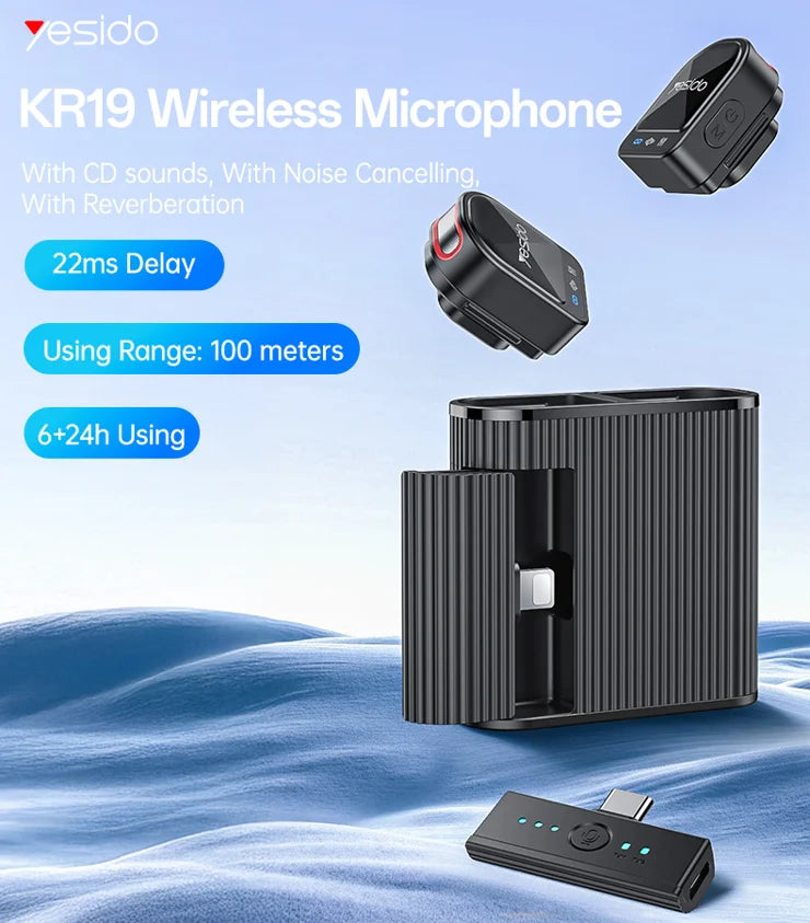 Yesido KR19 Mini Lavalier Mic