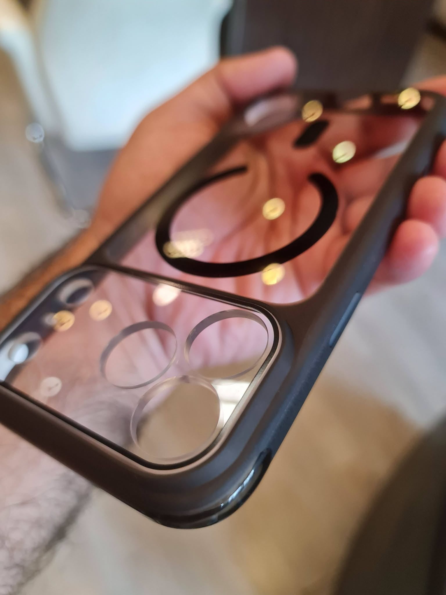 luxury Transparent Magnetic Case for iPhone