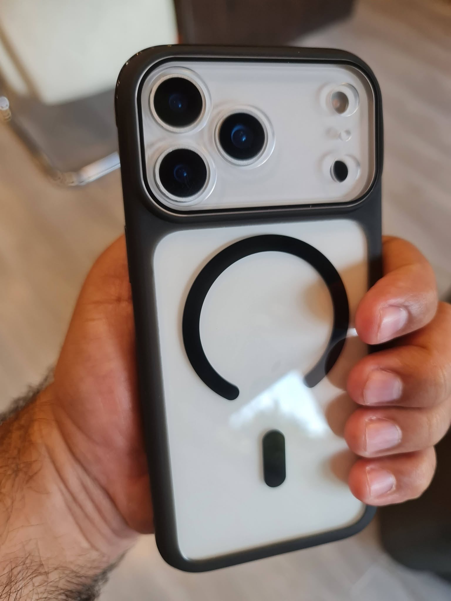 luxury Transparent Magnetic Case for iPhone