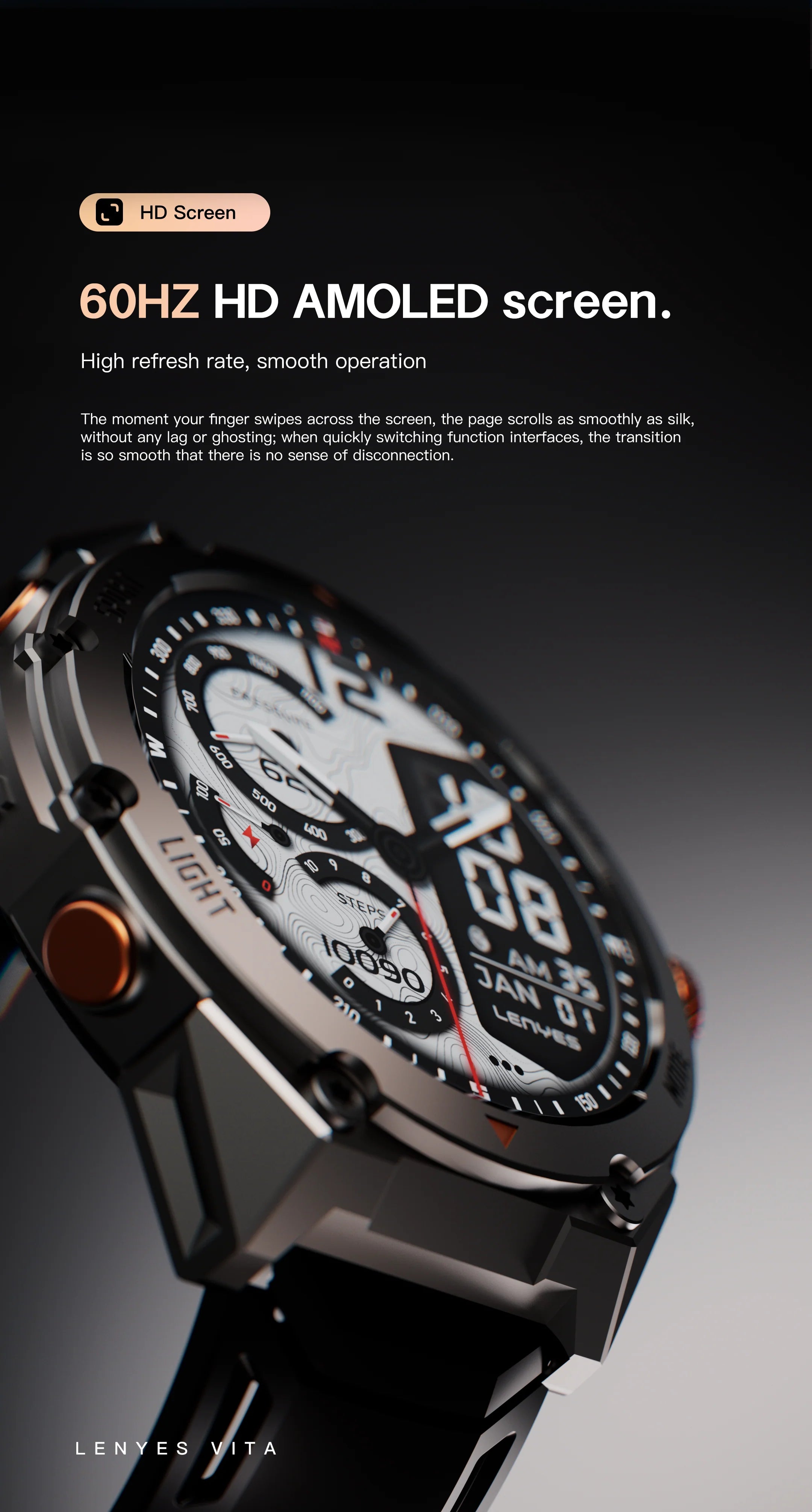LENYES VITA GPS Smart Watch