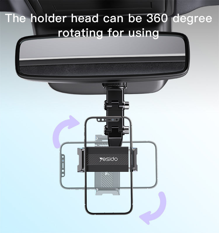 Yesido C192 Rearview Mirror Mobile Phone Car Holder