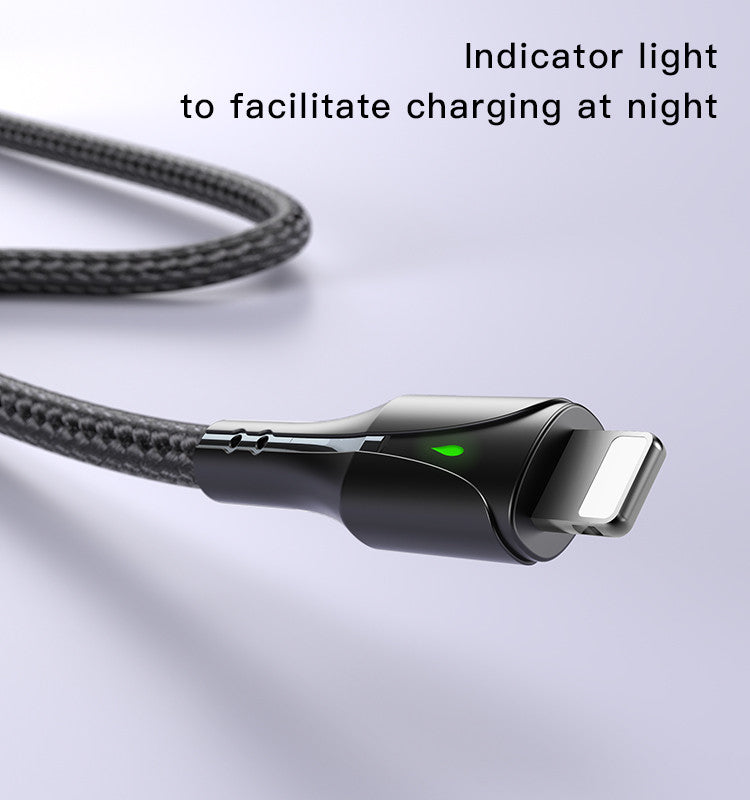 Yesido CA97 1.2M USB to Lighting Fabric Braided Fast Charging