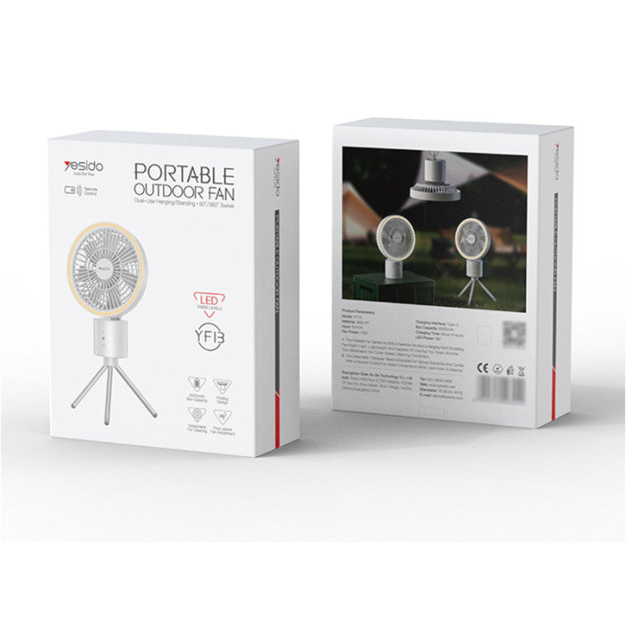 Yesido YF13 With LED Ambient Light Multi Scene Fan
